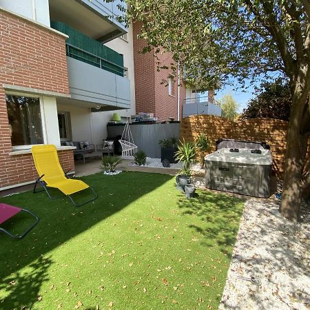 Le Jungle : T2 Avec Jardin Et Jacuzzi Apartment Blagnac Bagian luar foto